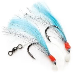 Fladen Big Water Flashing 2 Haken 8/0, Blau