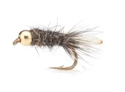 Peeping Caddis (BH) Grey TMC 100 #12
