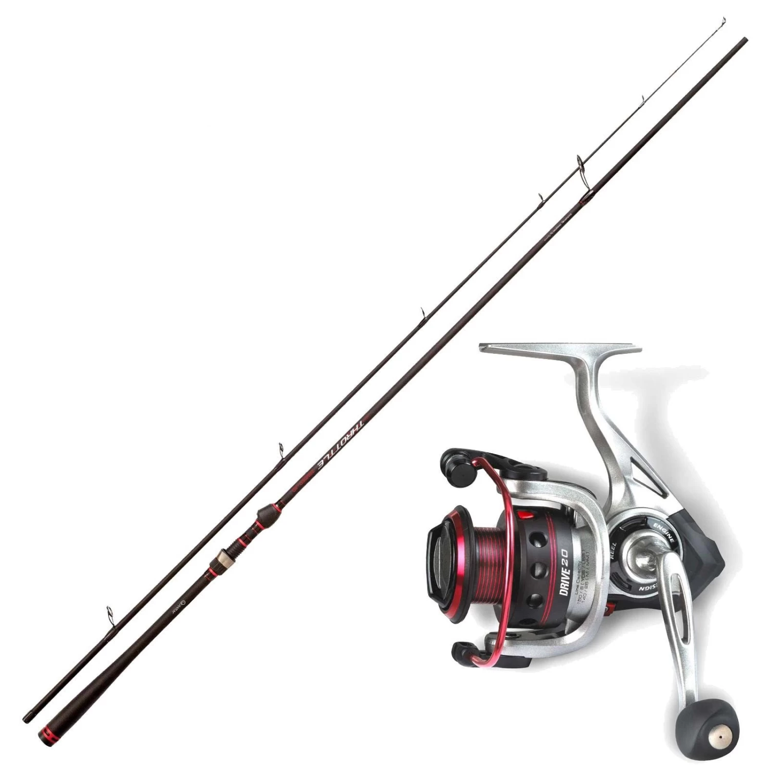 Quantum Angeln Zander Komplett Angelset Combo Spinnrute 2,70m 10-35g & Rolle – Bild 2