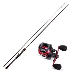 Quantum Baitcaster Combo Angelset No.1 - Quantum Baitcasterolle + Quantum Rute