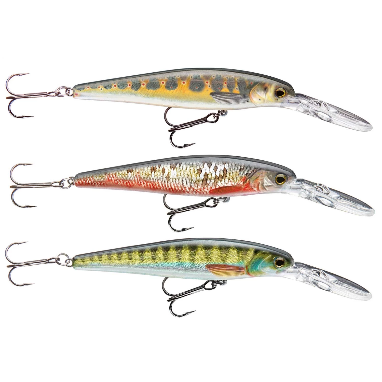 Cormoran Wobbler Set 3 Mixed 9,0cm Kunstköder Angelset 3 Tiefläufer Wobbler