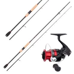 Shimano Rolle Sienna & Jackson Rute 2,70m 30-90g Hecht Angelset Combo